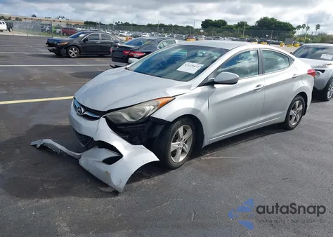 2012 Hyundai Elantra Gls (Ulsan Plant) из США, поврежденный, VIN KMHDH4AE7CU237038